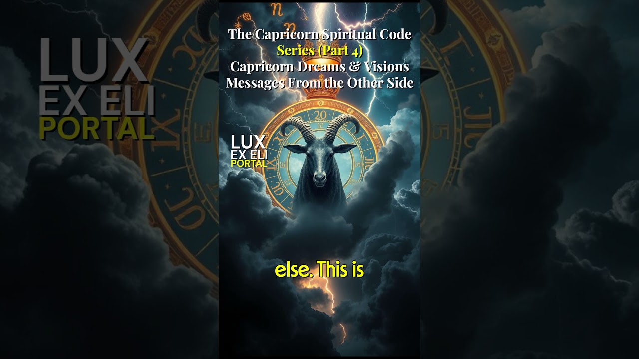 The Capricorn Spiritual Code Series (Part 4)Capricorn Dreams & Visions: Messages From the Other Side