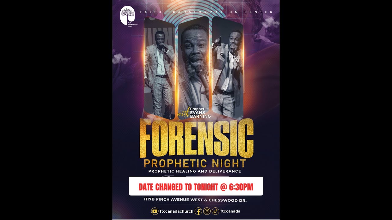 FORENSIC PROPHETIC NIGHT | WITH PROPHET EVANS BARNING | JANUARY 24TH, 2026