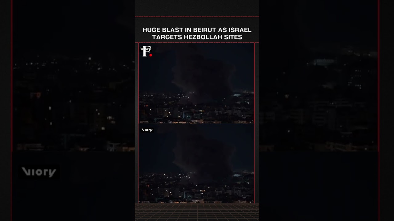 #FirstpostNews: Huge Explosion Rocks Beirut as Israel Targets Hezbollah Sites | N18G