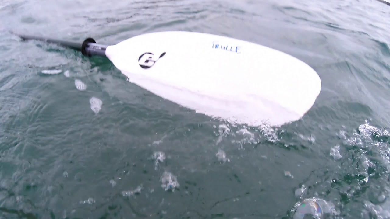 Winter weather kayak rescue practice
