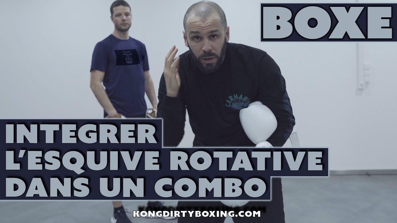 BOXE ANGLAISE : Intégrer l'esquive rotative dans un combo.