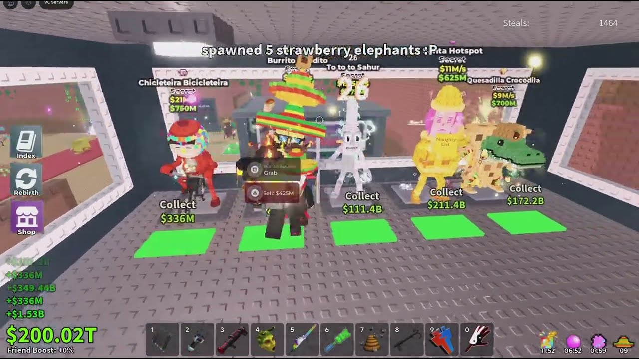 Steal a brainrot| Bruno mars update 💥brunito marsito & goat 🔥🤩