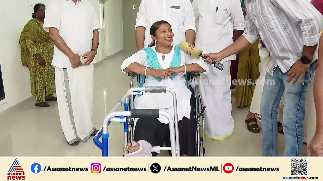 ഇലക്ഷനില്‍ അടിതെറ്റിയില്ല, പരിക്കേറ്റ കാലുമായി സത്യപ്രതിജ്ഞ ചെയ്ത് ജില്ലാ പഞ്ചായത്തംഗം | Election