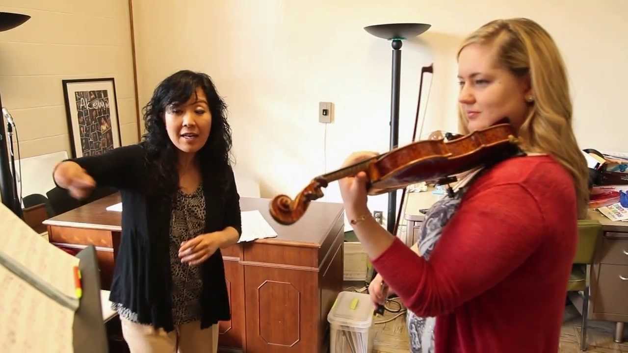 The Violin Studio at Shenandoah Conservatory