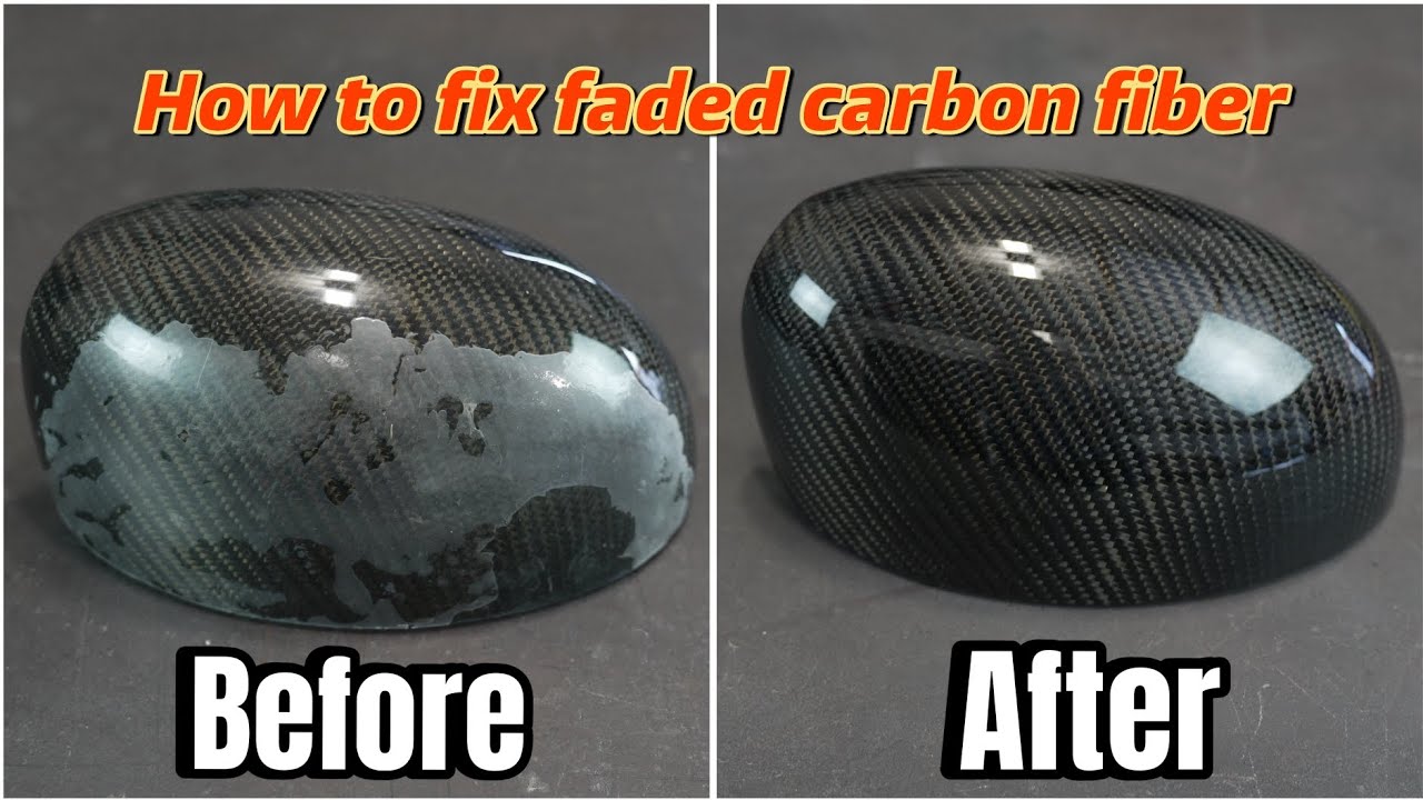 How to fix faded or flaky carbon fiber clear-coat without air tools or a fancy spray gun. Great DIY