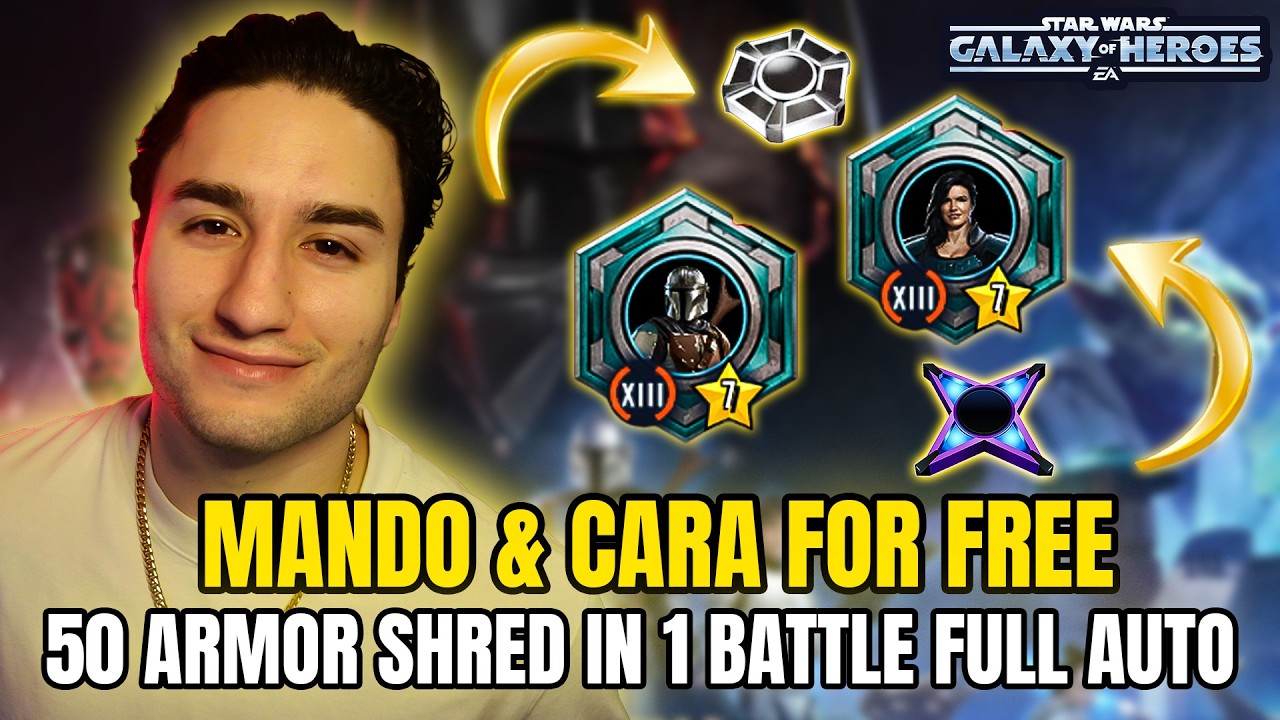 Mando and Cara at Relics for FREE! Easy Armor Shred Options!