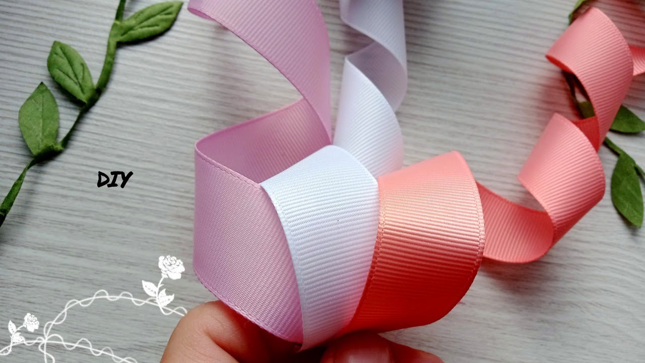 5 Ideas💓How to Make Beautiful Bows with ribbon TUTORIAL