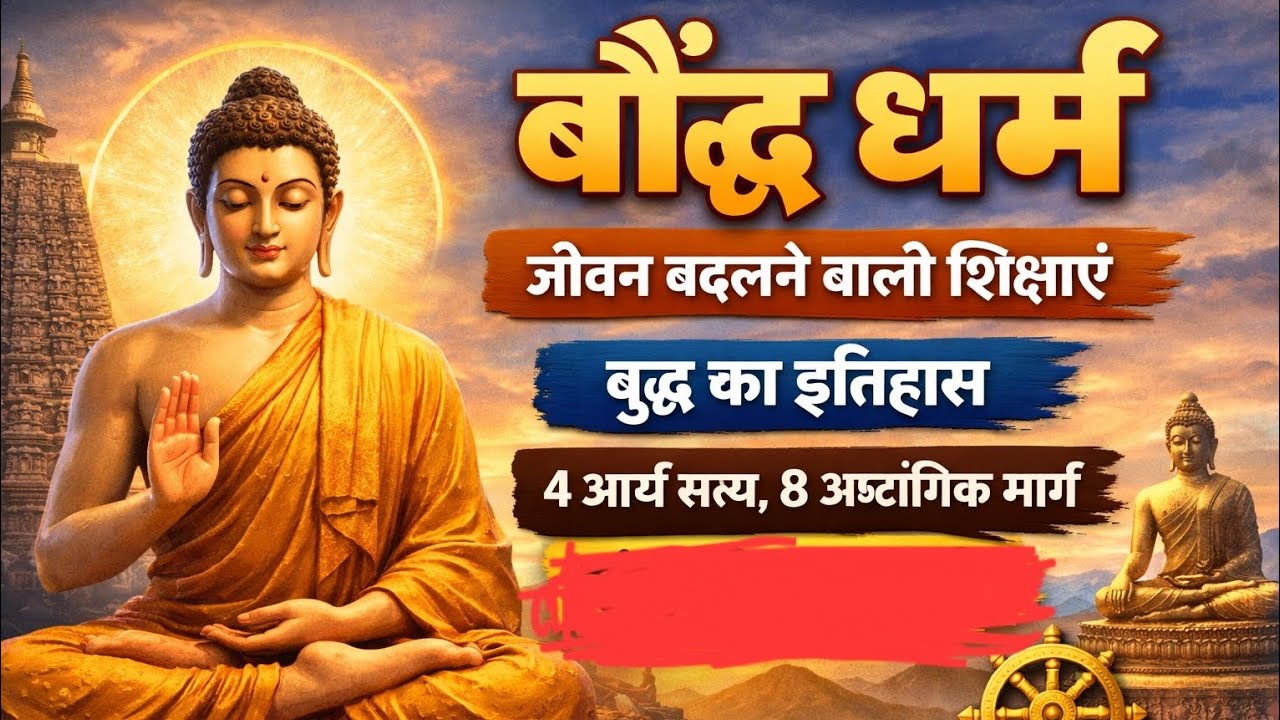 बौद्ध धर्म की पूरी कहानी | जन्म से मोक्ष तक skillsprout learninghub #education #learning गौतम बुद्ध 