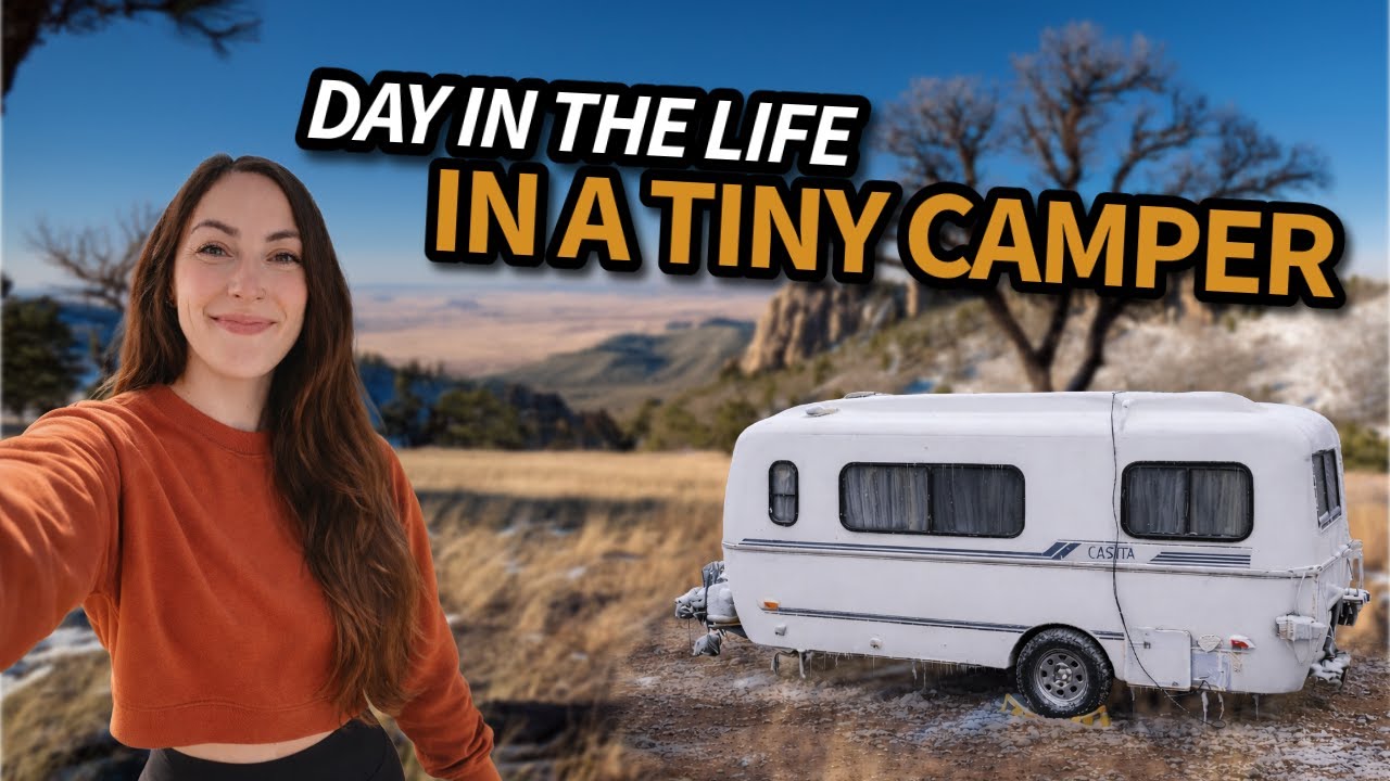 LIVING IN A TINY CAMPER and Exploring the Black Hills