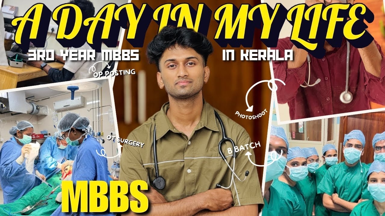 A Day In My Life👨&zwj;⚕️3rd Year MBBS Student In Kerala🩺 Clinical Postings🩻Govt Medical College Manjeri