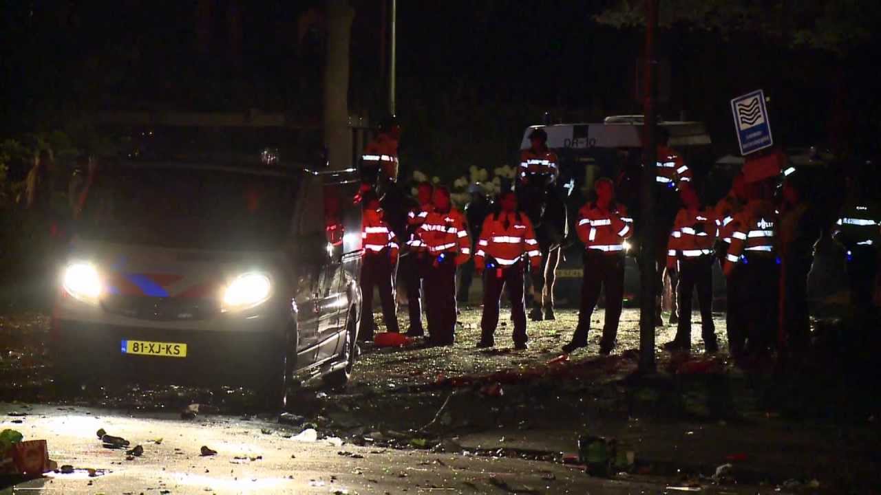 Haren - Rellen bij project X feest in Haren