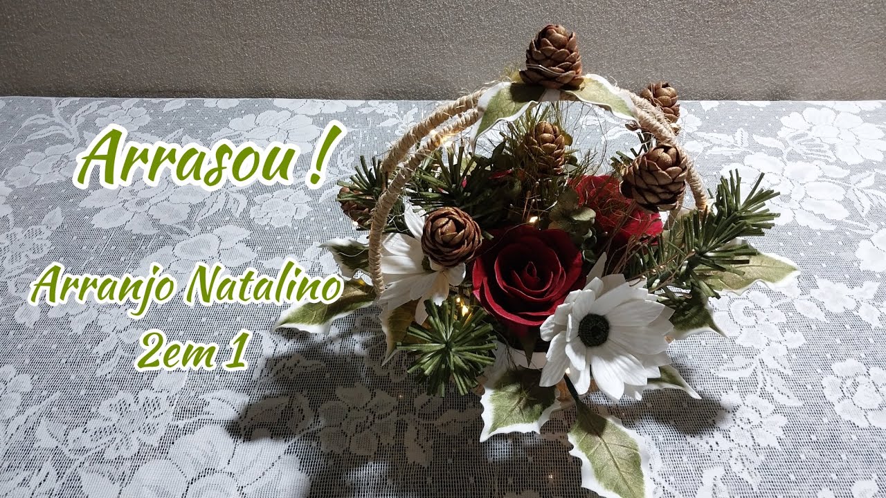 (Arranjo Natalino) ou (lembrancinha de casamento para madrinhas?) Fiquei na dúvida kk