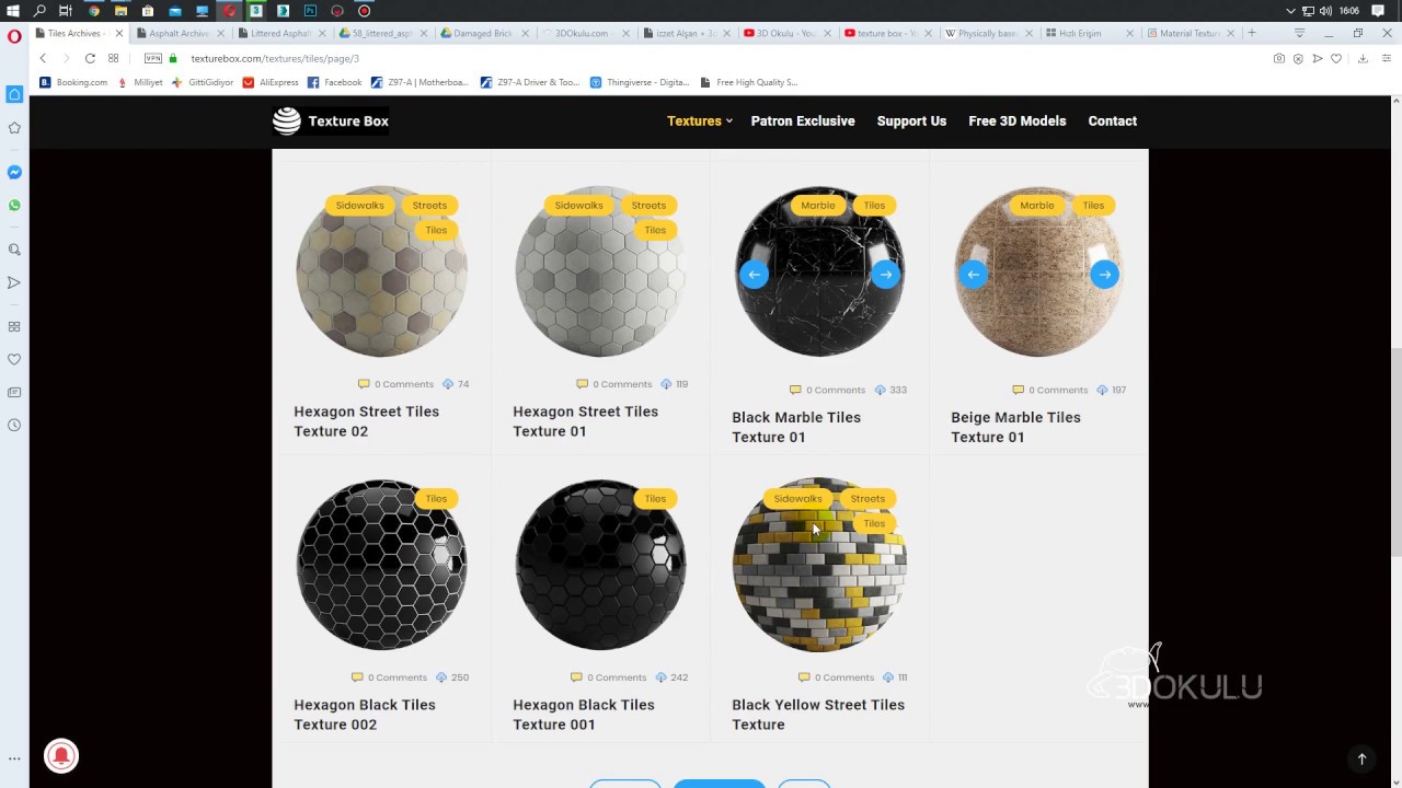 TEXTUREBOX.COM PBR Malzemeleri (Texture) Nasıl Kullanılır ?