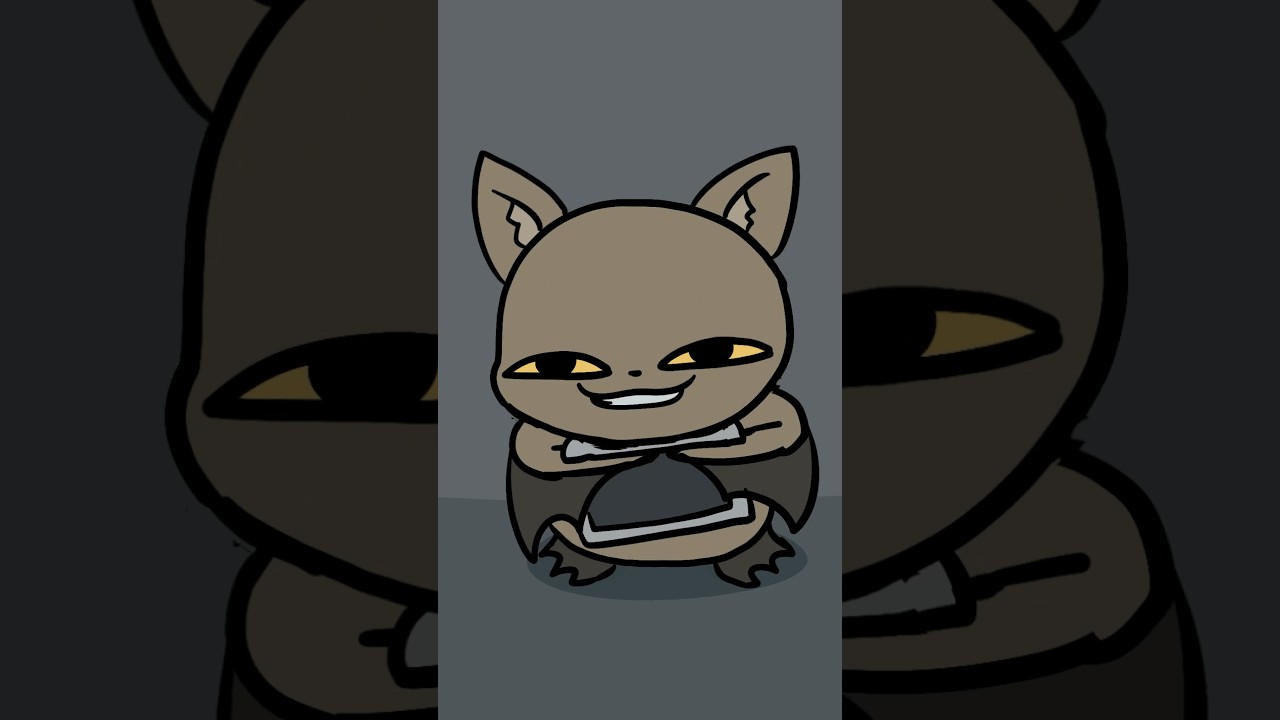 Bat made a photo #animation #bat #cute