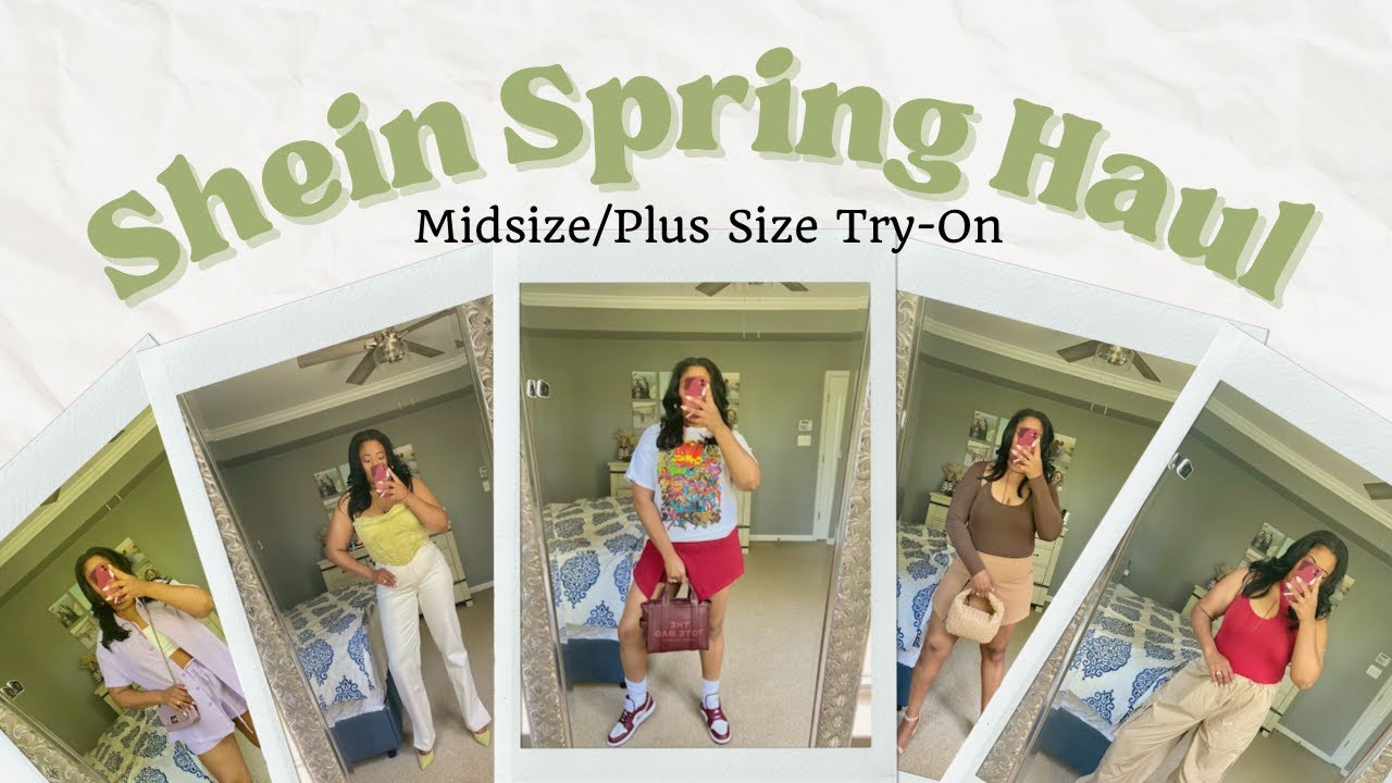 Shein Spring Trendy Fashionable Midsize & Plus Size Haul and Try On