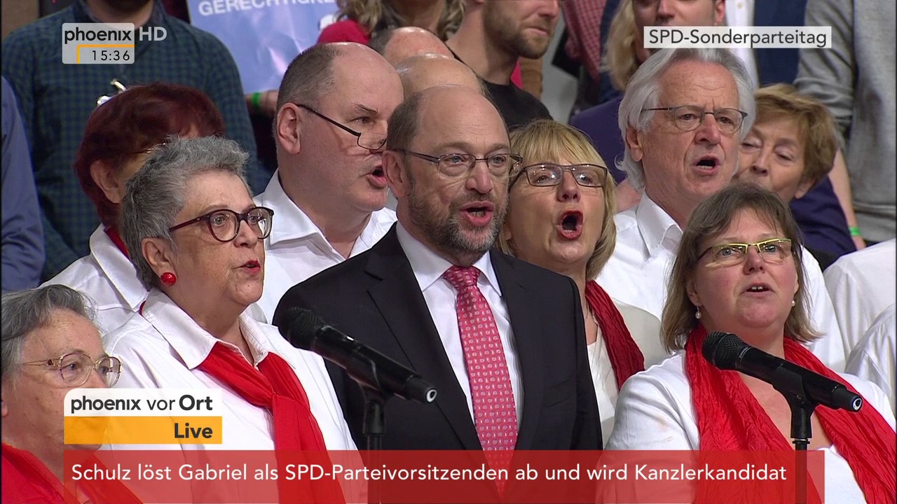 Sonderparteitag der SPD: Schlusswort von Martin Schulz am 19.03.2017