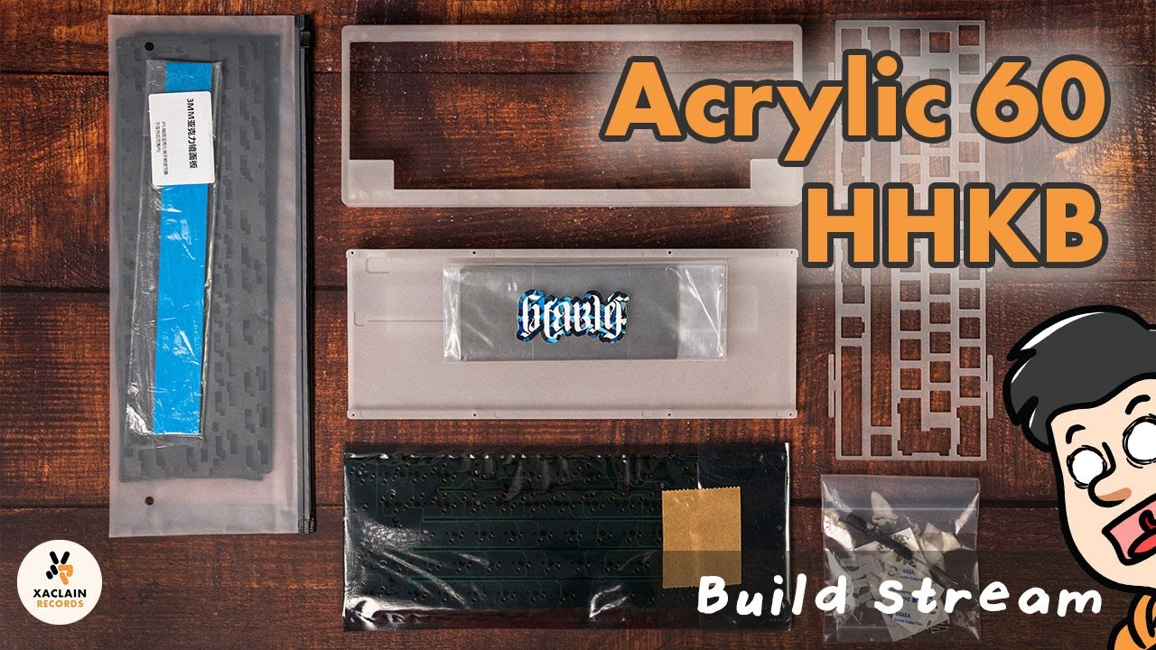 Keeb Stream: Building the Acrylic60 from G Cables