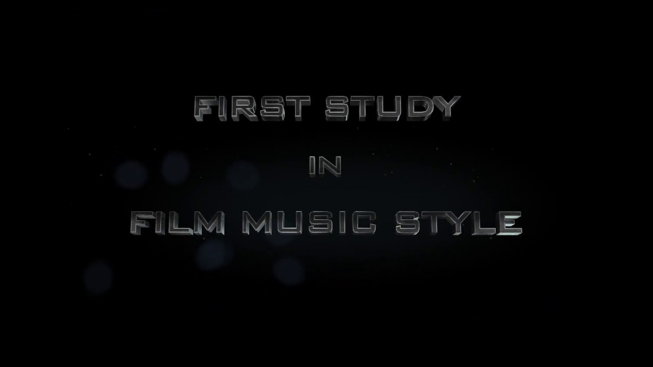 DELÉCLUSE STUDY Nº 1 with orchestral accompaniment.