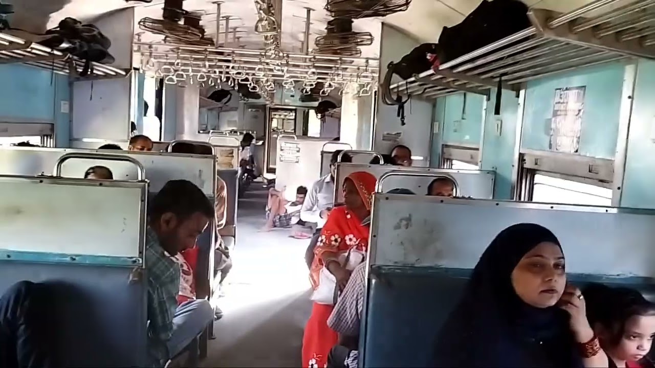 MEMU Exp Kanpur central to Lucknow train journey
