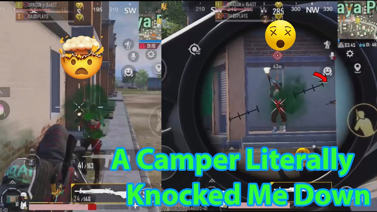 A Camper Literally Knocked me down.