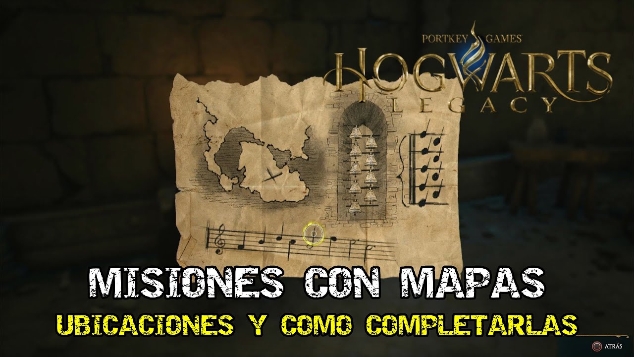 (Guía) Misiones con MAPAS de TESORO - Ubicaciones y cómo completarlas | Hogwarts Legacy