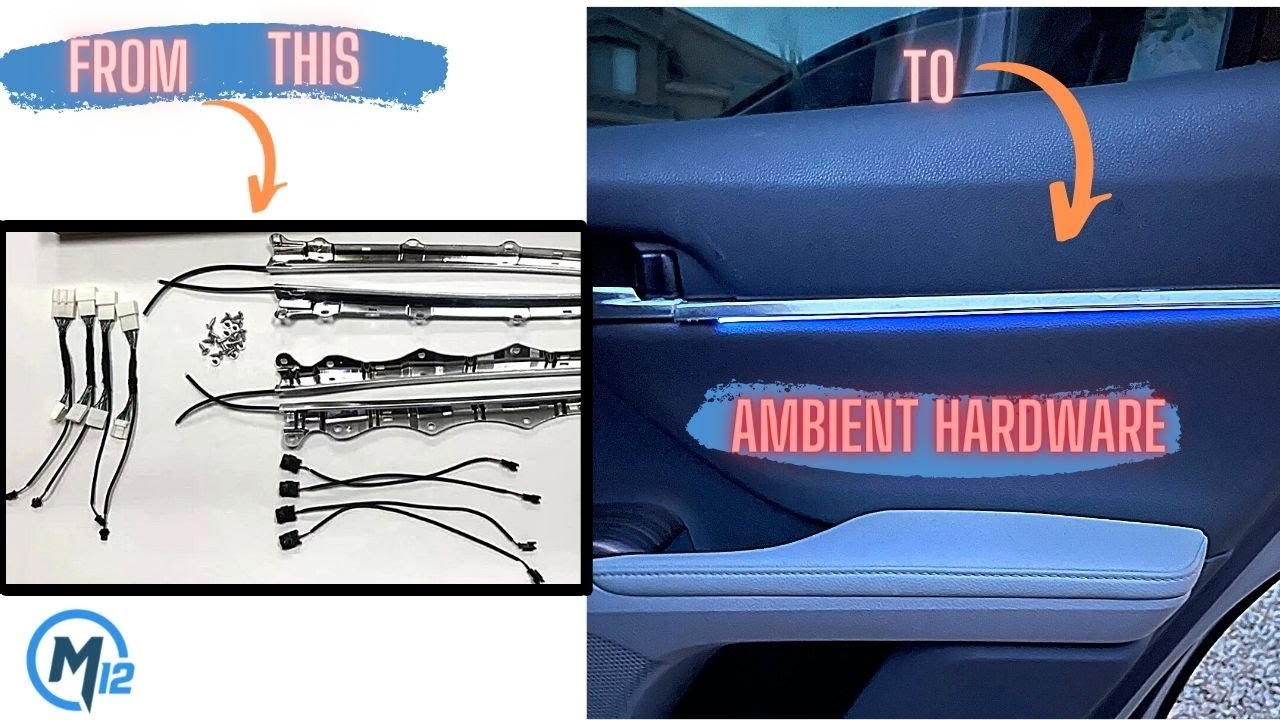 2020 Camry Ambient Door Light Install