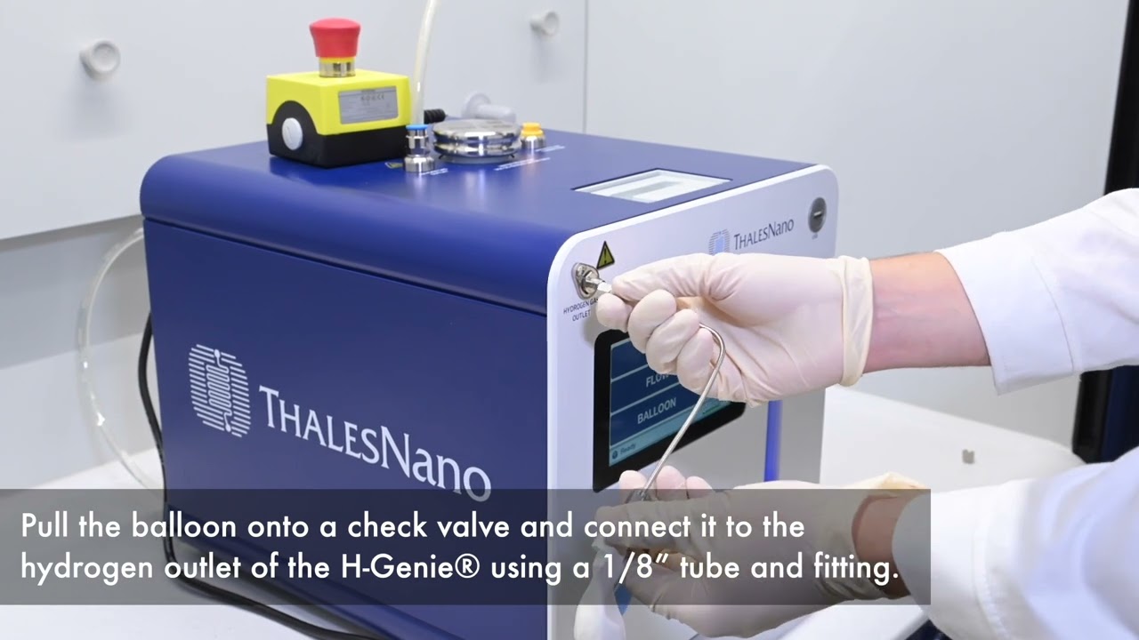 How to fill a balloon with the H Genie® without using a balloon adapter
