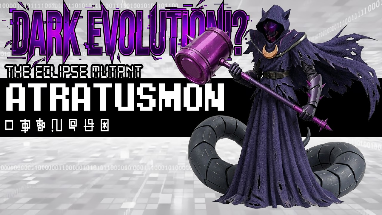 DARK EVOLUTION!? Atratusmon the Eclipse Mutant