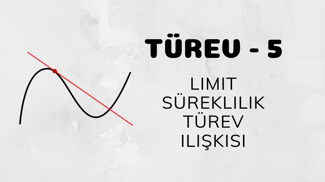 Türev - 5 (Limit - Süreklilik - Türev İlişkisi)