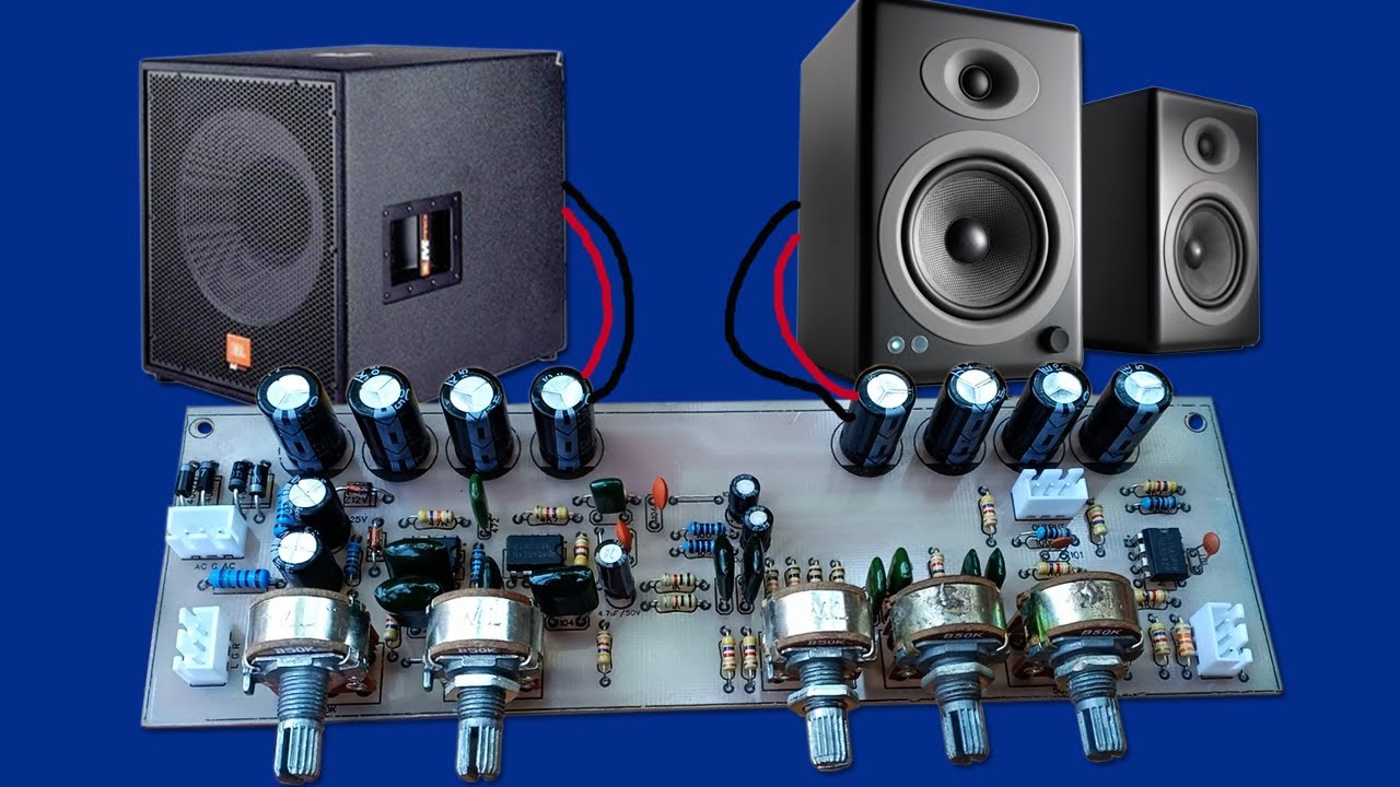 Full review how to make 2.1 Volume Controller PCB using IC NE5532 at home