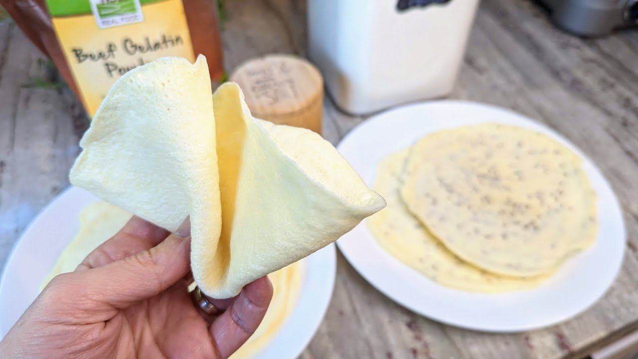 🌯DIY Eggwhite Wraps (without xanthan gum!) **Egg White Tortillas** #carnivore #keto #highprotein