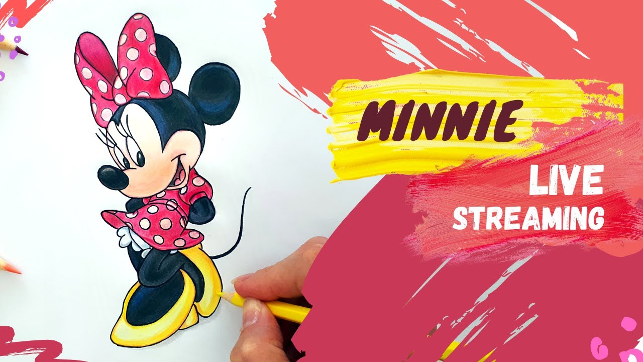 Minnie Mouse - Disney - Live Drawing!