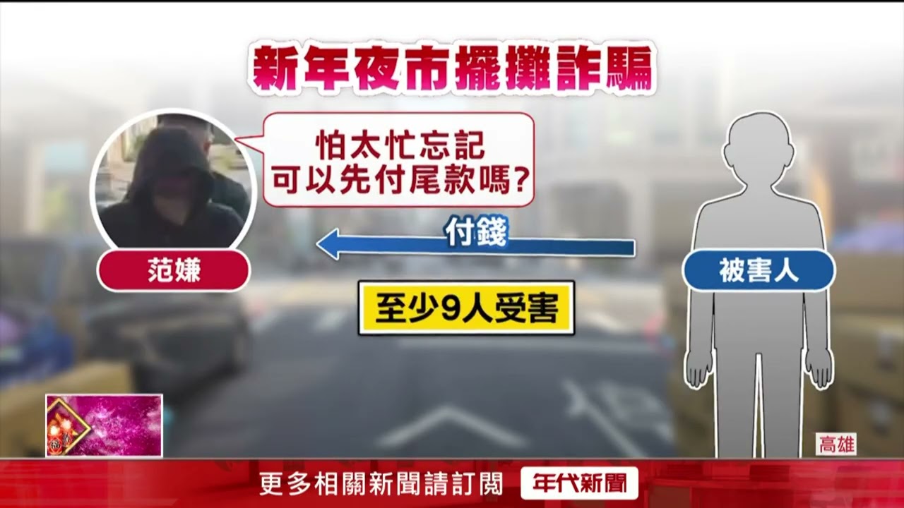 高雄新樂街夜市攤位夯　男謊稱「分租攤位」詐得6萬