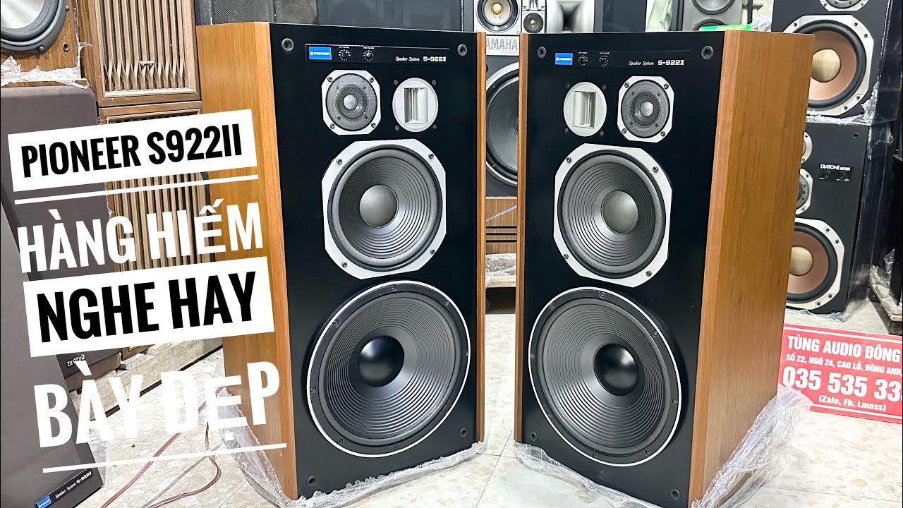Loa Pioneer S922ii đàn a của dòng S922,khá hiếm về,chất âm hay đáng để chơi,Lh 035.535.3333