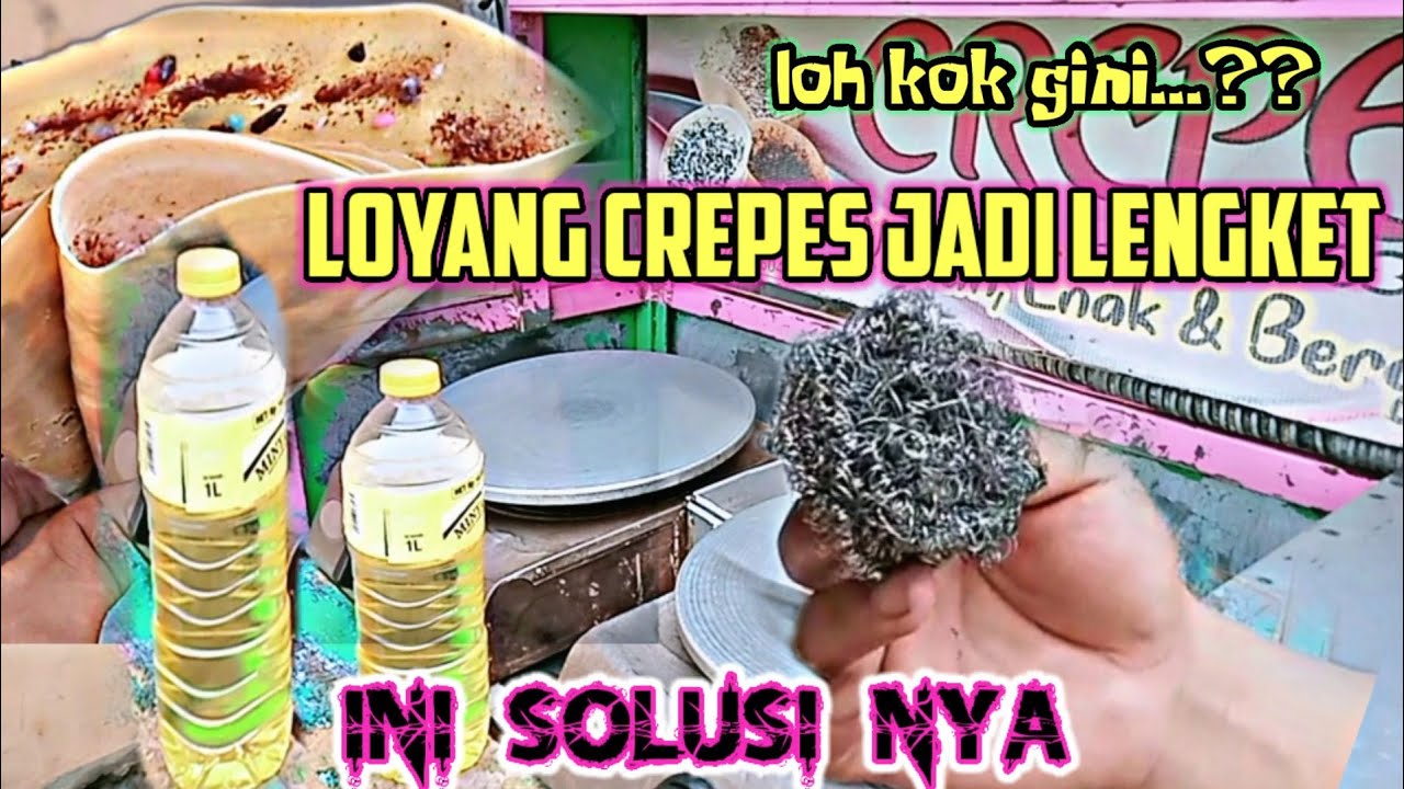 AWASSS‼️INI SOLUSI NYA JIKA WAJAN CREPES LENGKET