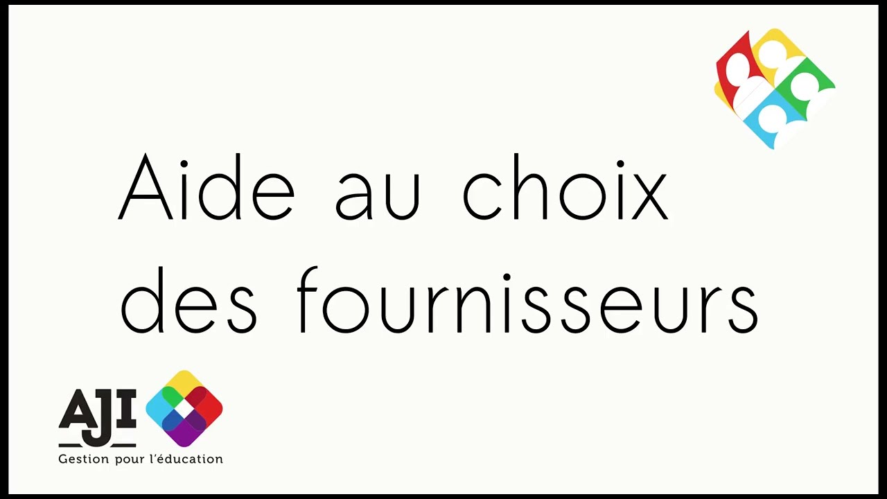 Aide au choix des fournisseurs