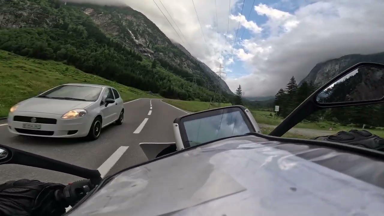 EUROPEAN MOTORCYCLE ROAD TRIP PART3 GRIMSEL PASS SWITZERLAND