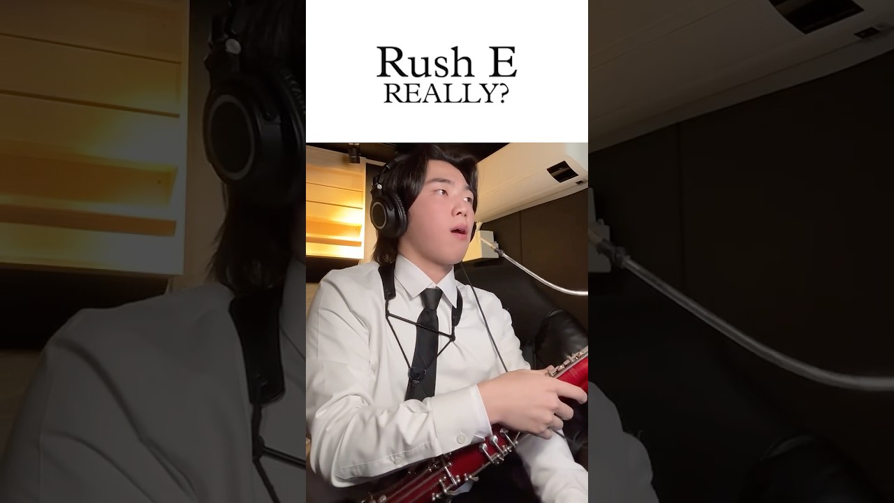 &lsquo;Rush E' but Bassoon #rushe #music #bassoon