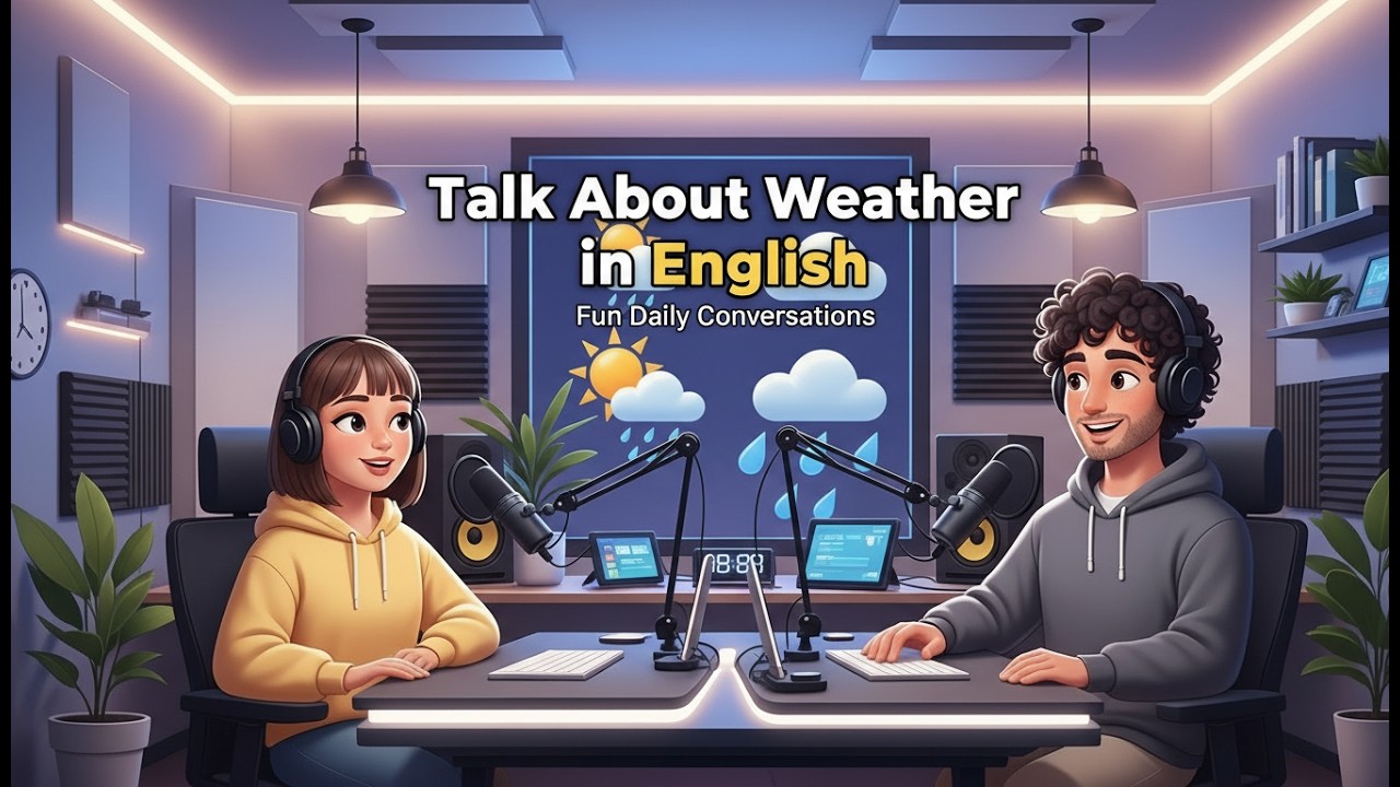 Learn English with Luke & Mia | Fun Everyday Conversations About Weather