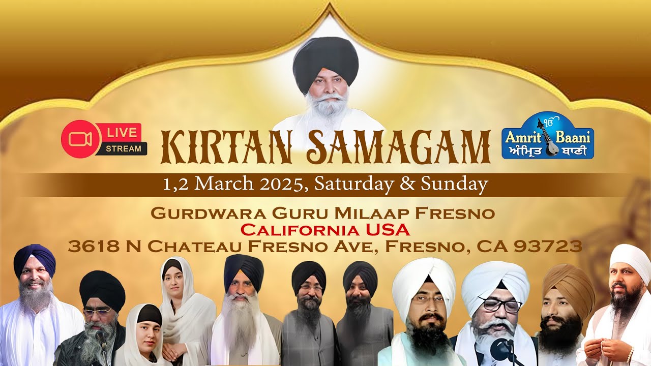 Gurudwara Guru Milaap Fresno California Usa Live !! Vishesh Kirtan Samagam