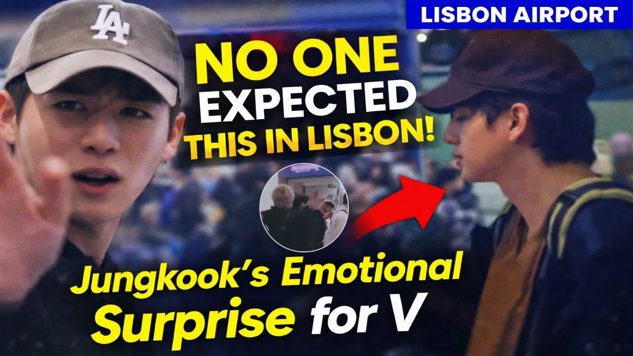 ARMY Wasn’t Ready to See This‼️Jungkook’s Emotional Surprise for BTS V in Lisbon — What’s Going On?