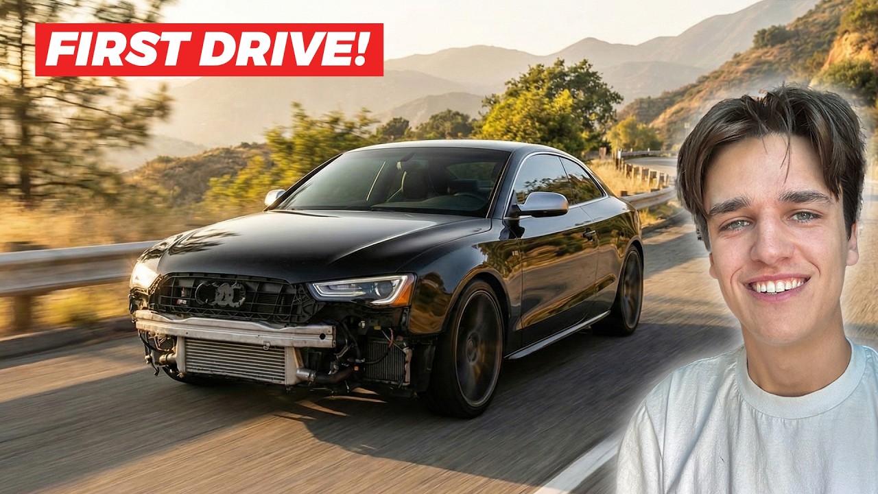 Я отремонтировал механически поврежденный Audi S5 от COPART