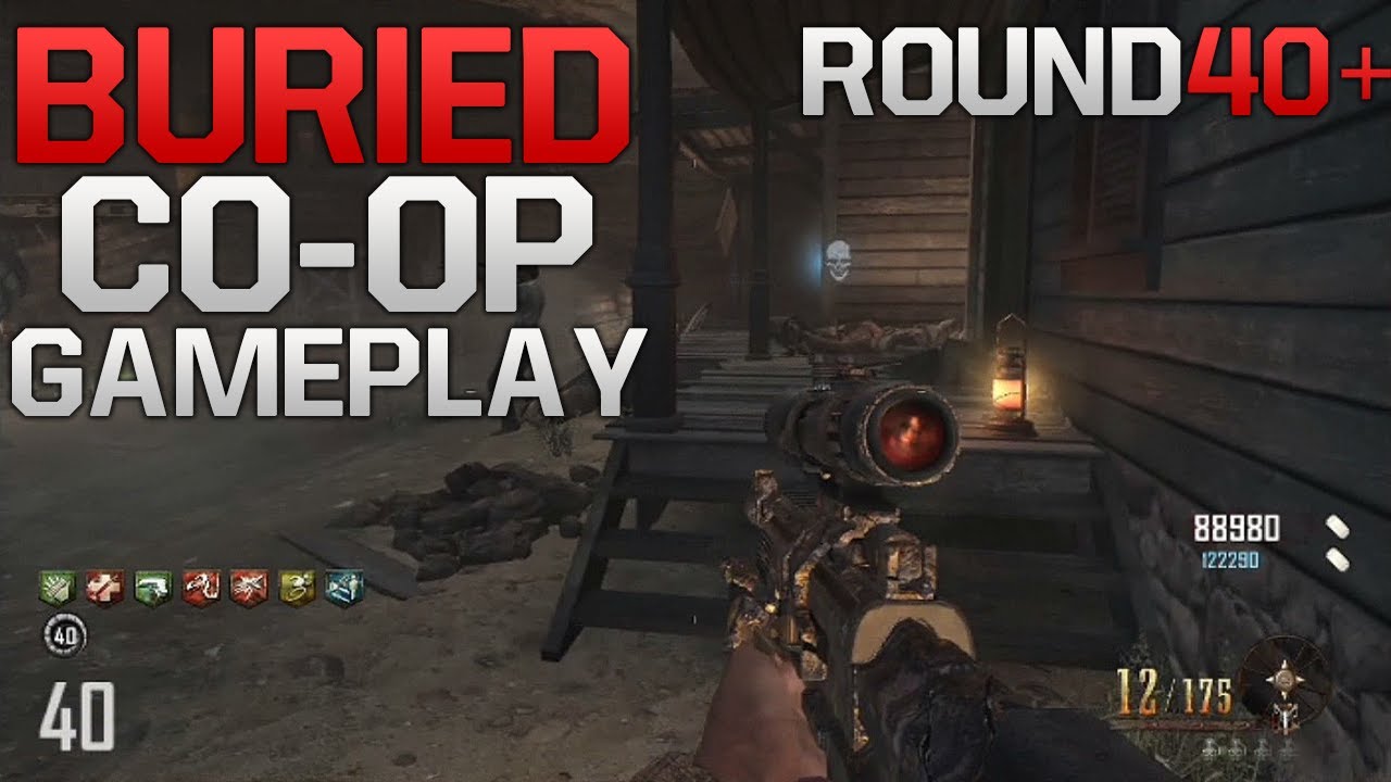 Buried Round 40+ Co-Op Live Commentary w/ UltimateGhillie (Black Ops 2 Zombies)