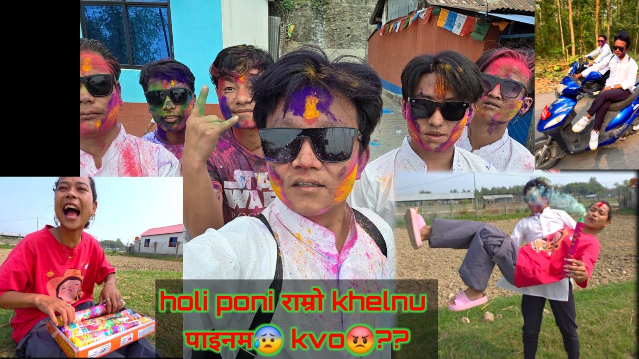 Budabudi ko holi🥰|| holi खेल्दा खेल्दै kaha janu paryo🙄😵? Virusvlog