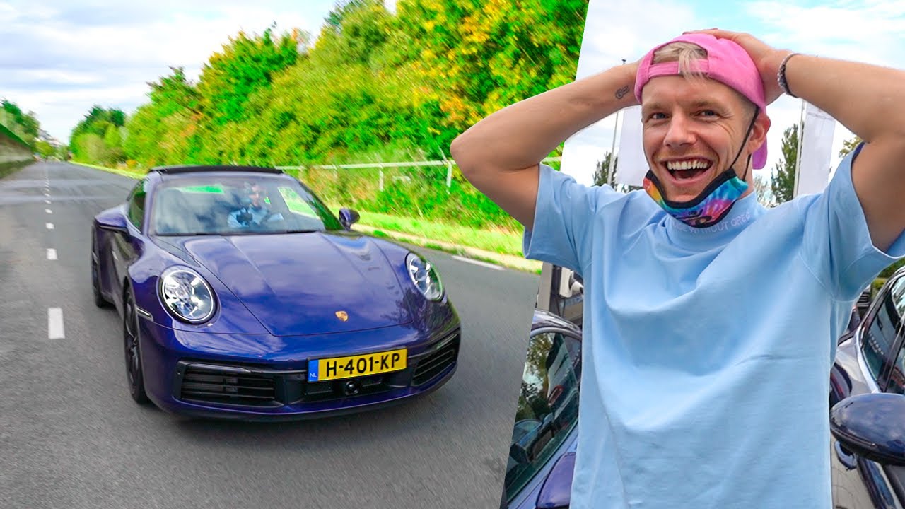 TESTRIT IN EEN PORSCHE 911 MET KP KENTEKEN 😍 