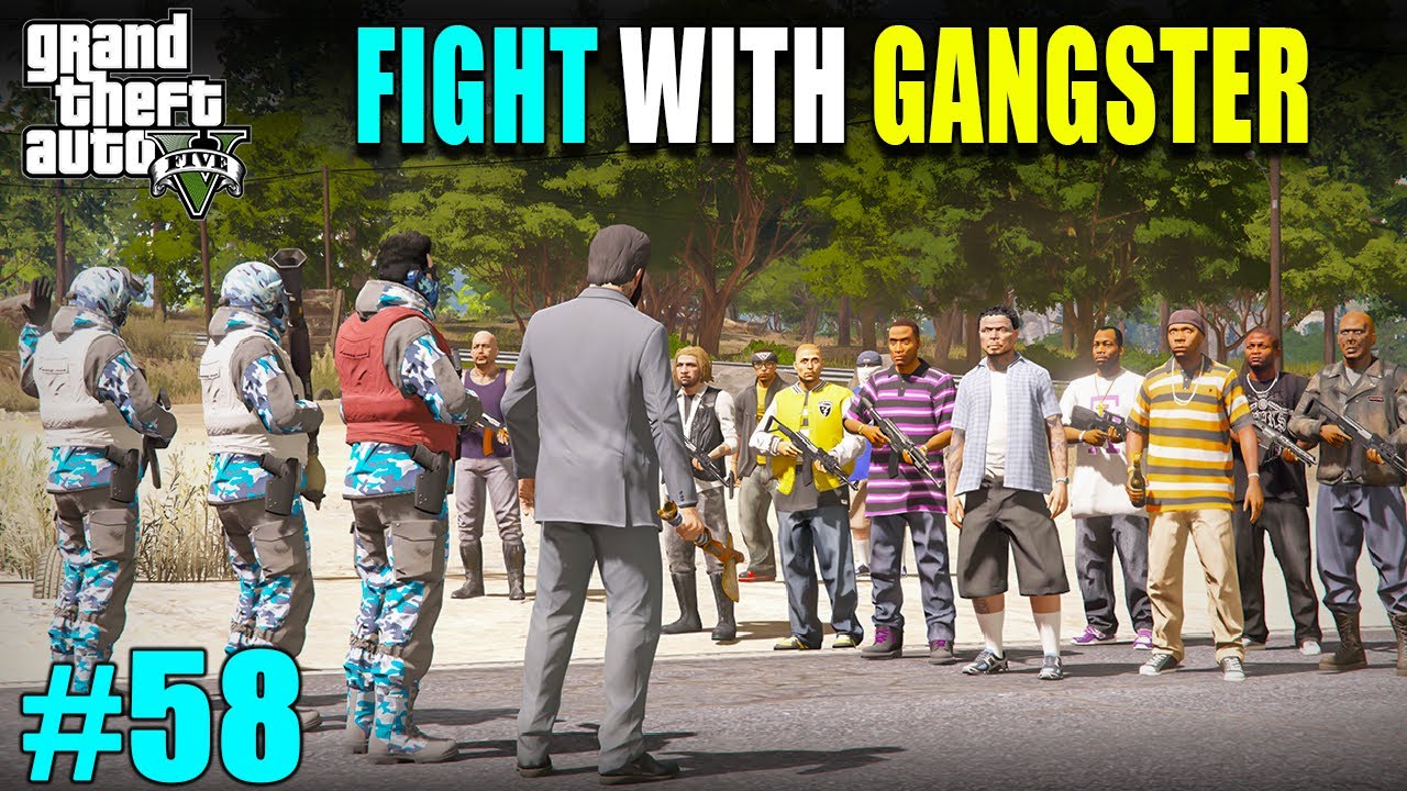 MICHAEL SECURITY FIGHTS MOST POWERFUL GANGS OF LOS SANTOS | GTA 5 GAMEPLAY #58