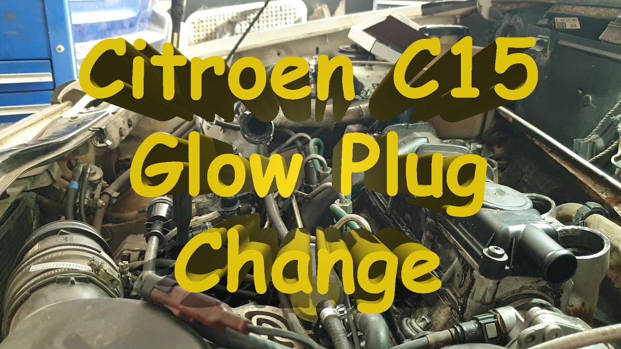 Citroen C15 Замена свечей накаливания