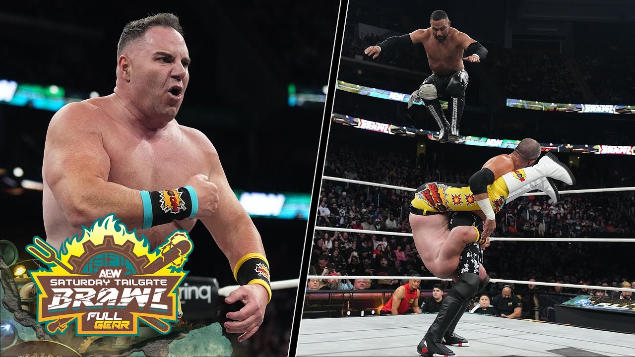 AEW Tailgate Brawl: Big Boom AJ и QT Marshall против RPG Vice | 22.11.25