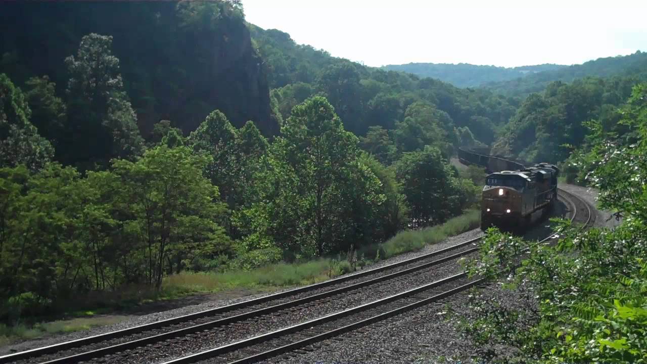 CSX Coal Train With A Stuck Horn!! Rare! Must-See!!