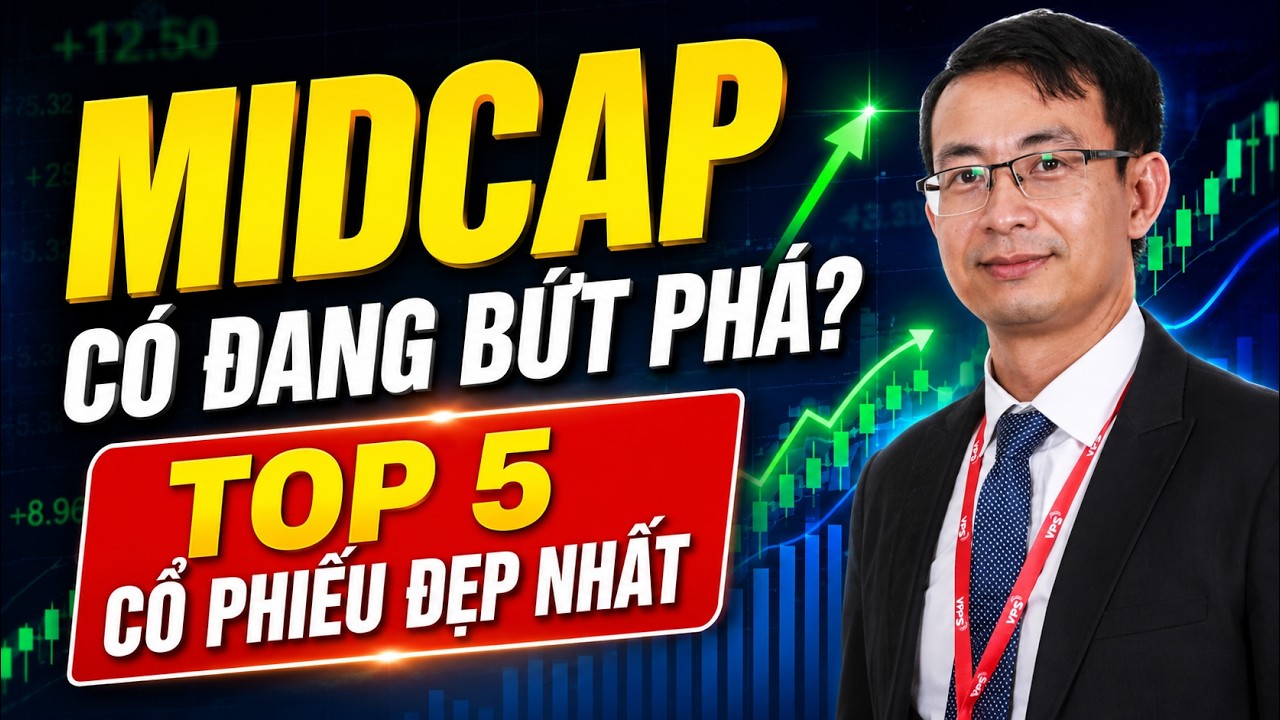 NHẬN ĐỊNH THỊ TRƯỜNG NG&Agrave;Y 30/06/2026: MIDCAP C&Oacute; ĐANG BỨT PH&Aacute;? | TOP 5 CỔ PHIẾU ĐẸP NHẤT